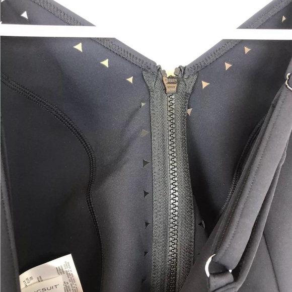 Magicsuit, Women’s Sutton V-Neck One Piece Swimsuit, Black, Size 8 - Picture 3 of 3